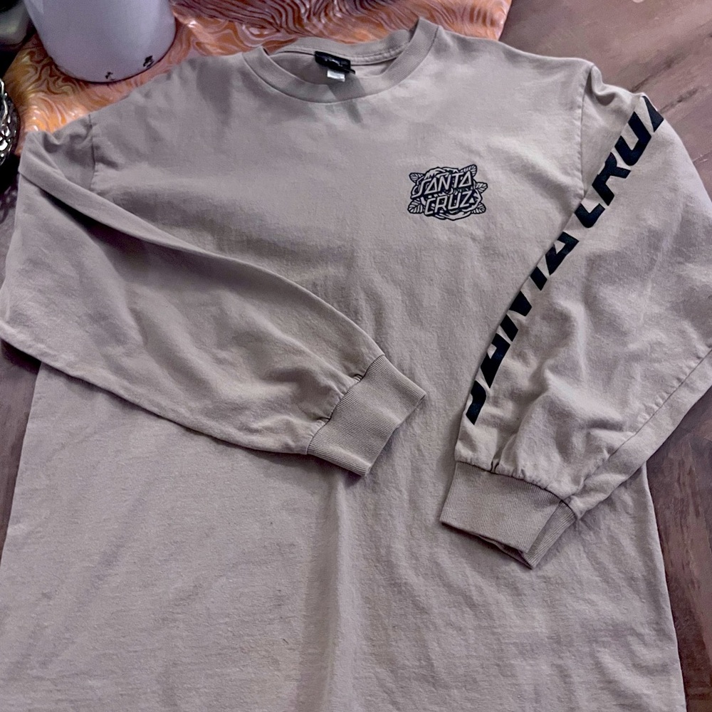 Men's Santa Cruz tan long sleeve